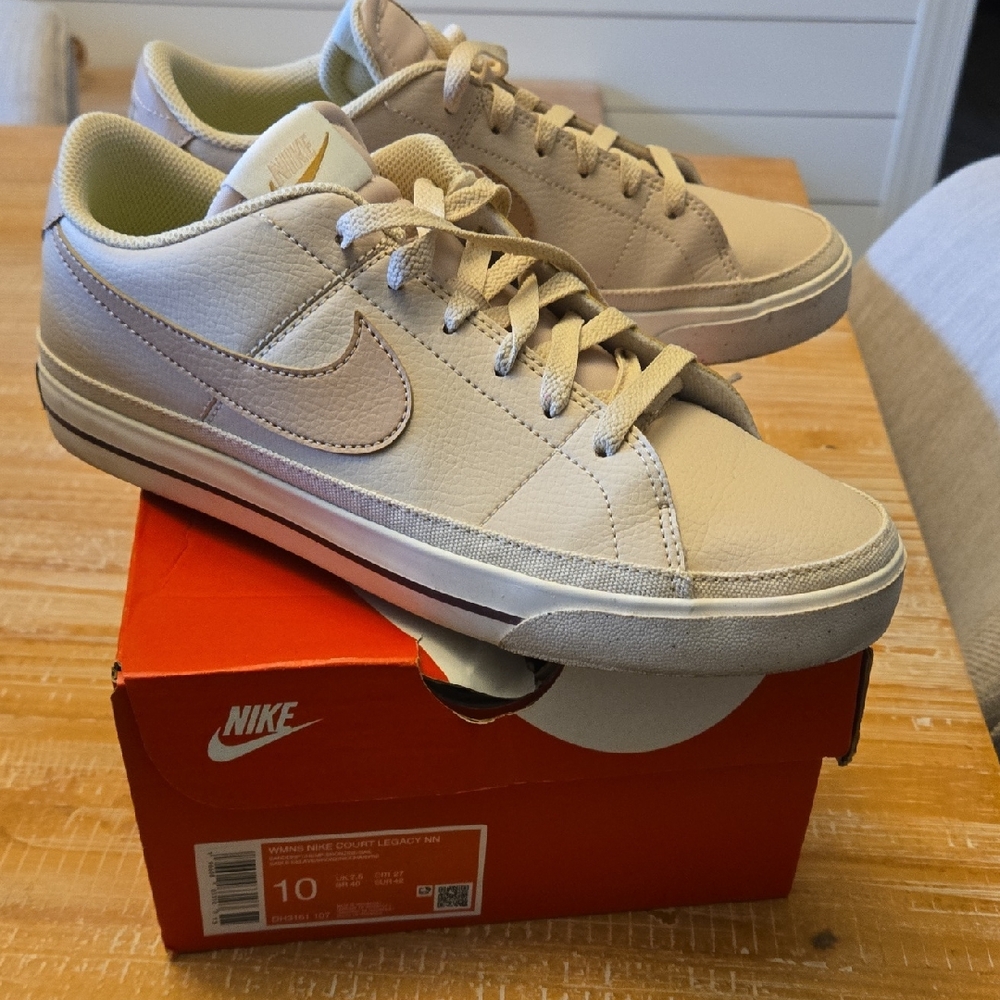 Nike Women's Court Legacy Beige Casual Sneakers